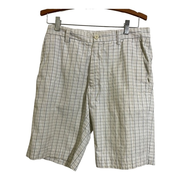 Jack spade mens striped flat front shorts. Size 30. - Picture 6 of 9